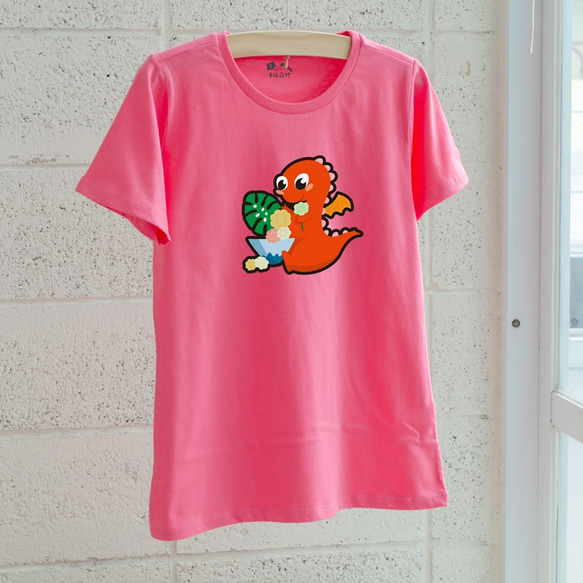 親子裝【恐龍樂園】短袖 純棉 T-shirt 插畫家手繪款 第5張的照片