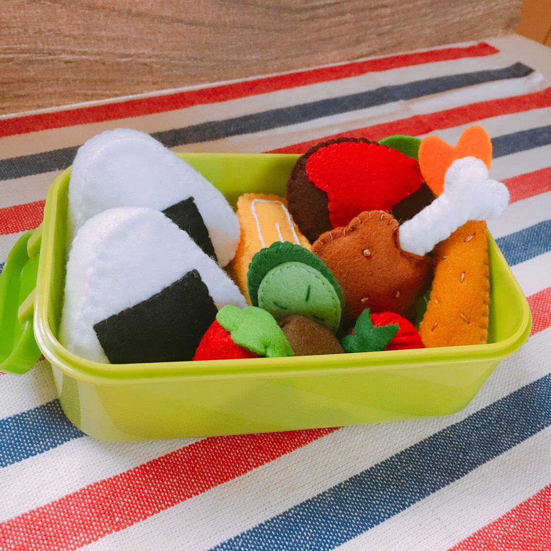 フェルトままごと おままごと お手軽お弁当セット おもちゃ