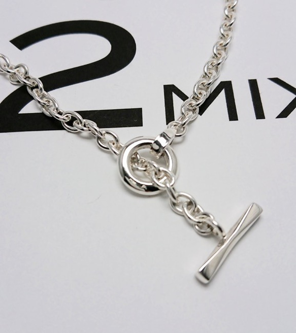 【G2MIX】Silver925 マンテル チェーンネックレスA 7枚目の画像