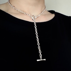 【G2MIX】Silver925 マンテル チェーンネックレスA 6枚目の画像