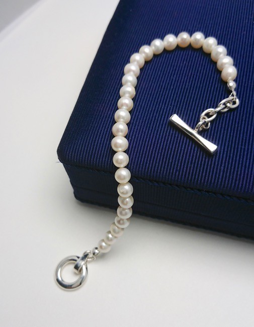 【G2MIX】淡水パールのブレスレット（ネックレスサイズも可能）