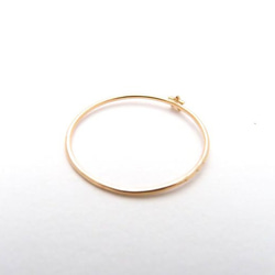 【G2MIX】18金 ダイヤ付きスター丸線リング 6枚目の画像