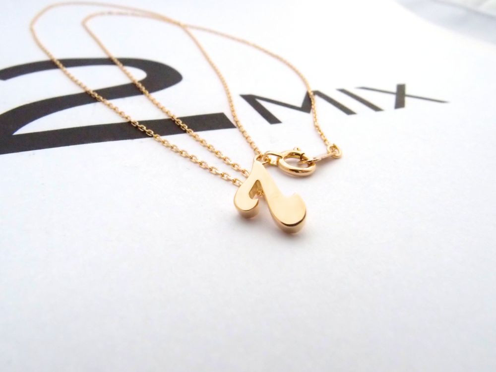 【G2MIX】18金 ナンバー ネックレス