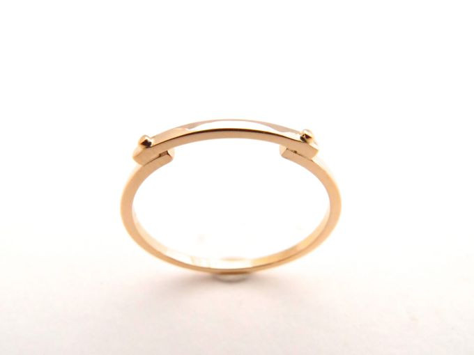 【G2MIX】18金 ブリッジ リング