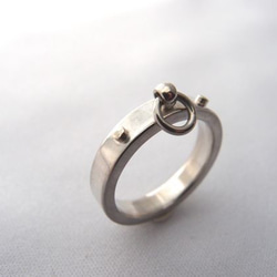 【G2MIX】銀色925男士飾品小指戒指 第3張的照片