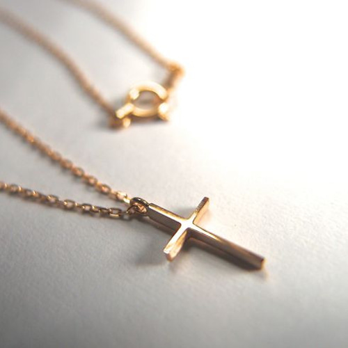 専用 K18 クロスネックレス K18 クロス ネックレス 750 40cm 十字架