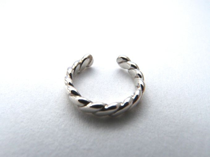 【G2MIX】Silver925  ツイストイヤーカフ（シングル）