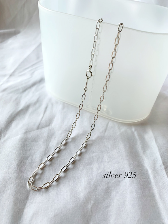 silver925 チェーンネックレス　シルバーネックレス 1枚目の画像