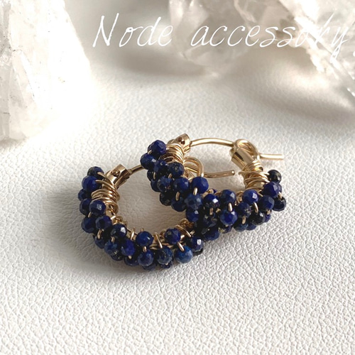 nood ハンドメイド ゴールド フープピアス