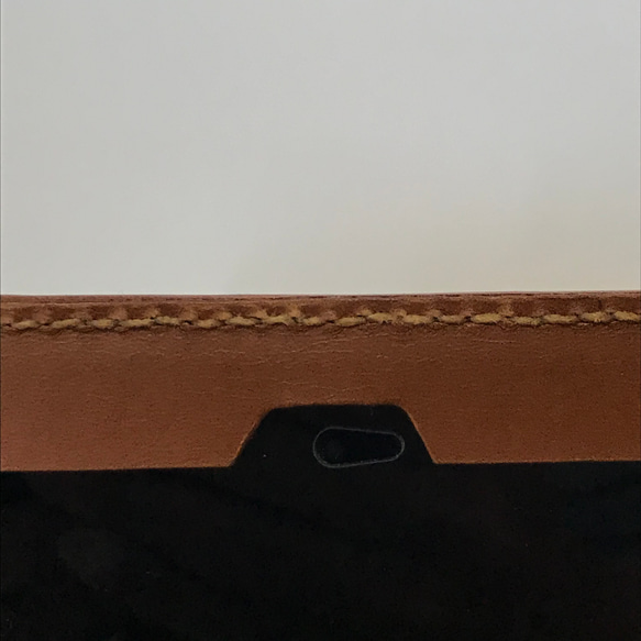 MacBook Air 手縫いヌメ革レザーカバー・ケース　M1 2020仕様　【受注製作】 3枚目の画像