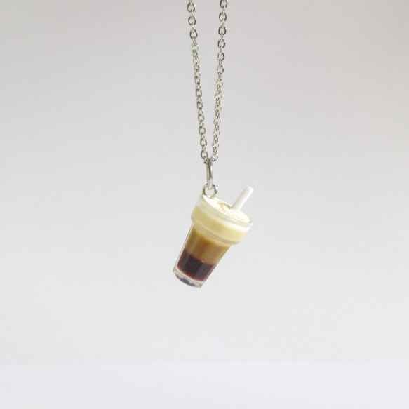 摩卡咖啡 項鍊 三層泡沬咖啡 第2張的照片