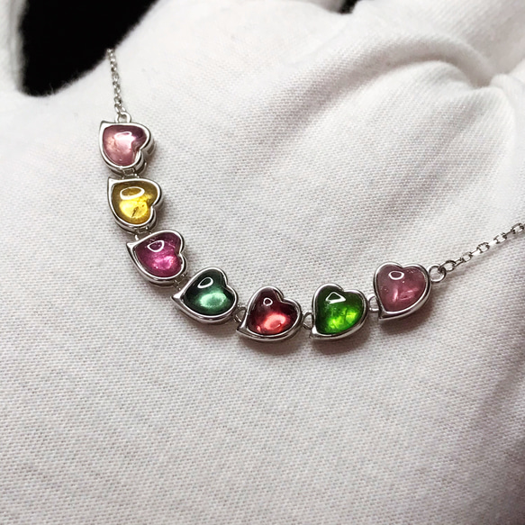 トルマリン ネックレス マルチカラー