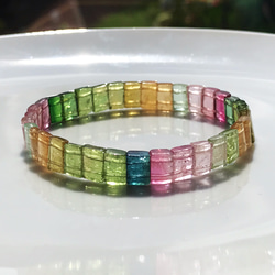 天然無処理 ウォーターメロン トルマリン ブレスレット 9mm-25.4g