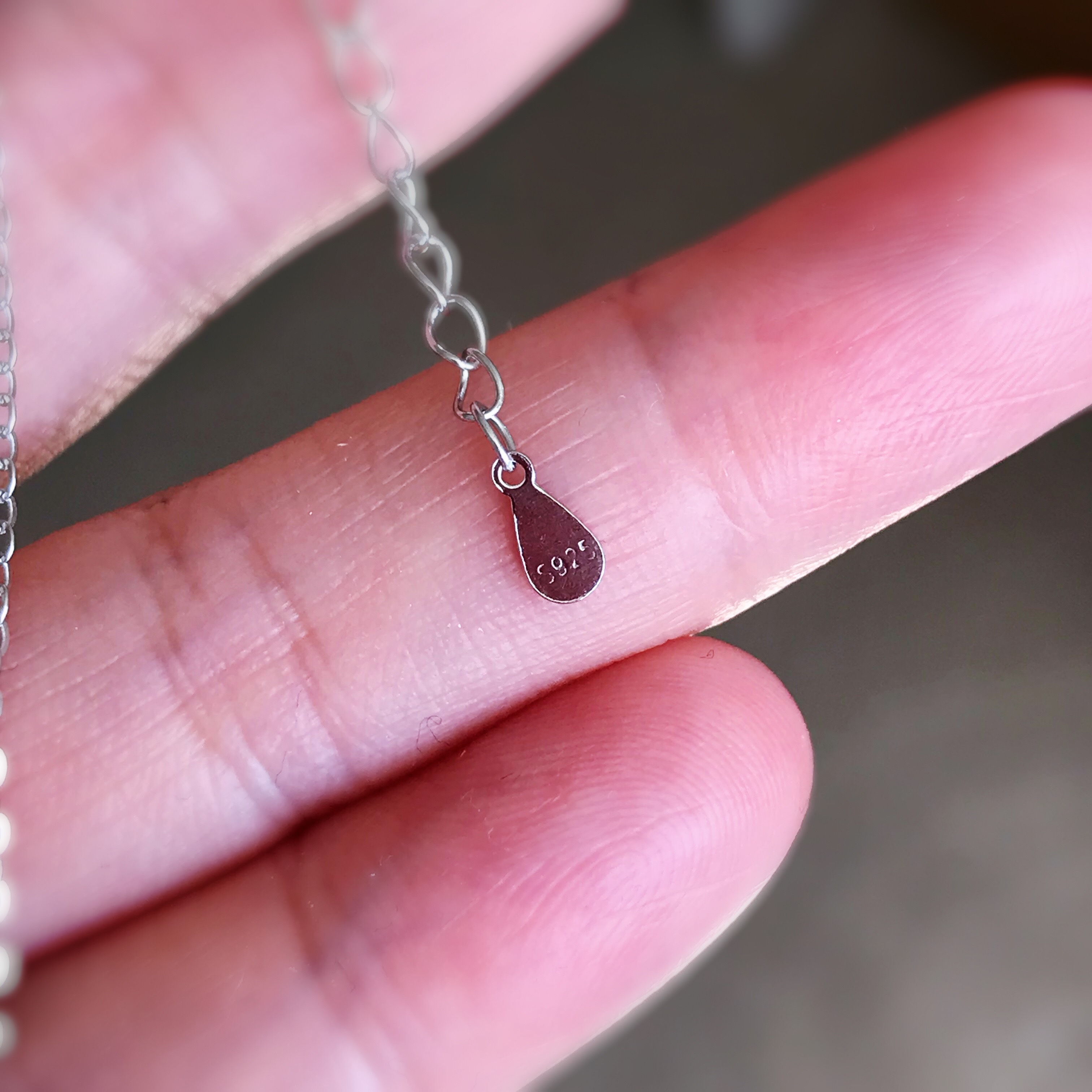 イギリス発送　ハイクォリティ 天然 マルチカラートルマリンネックレス　虹色　クローバーネックレス　Silver925