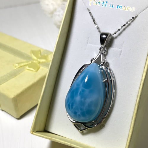 sold極品海の雫 濃いカリビアンブルー ハイクオリティ ラリマー