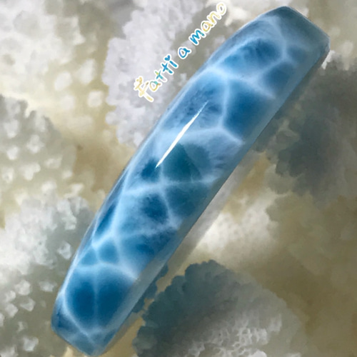 ❤︎最高グレードbig4.3cm 綺麗な波模様＆高度な透明感のあるラリマー