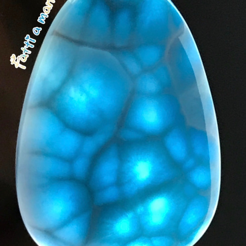 ❤︎最高グレードbig4.3cm 綺麗な波模様＆高度な透明感のあるラリマー