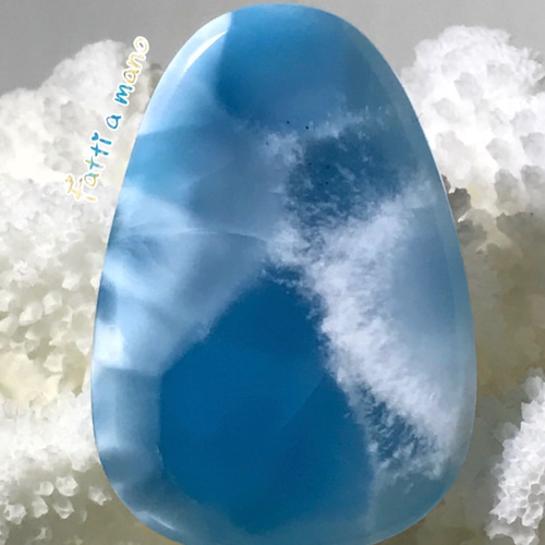 ❤︎最高グレードbig4.3cm 綺麗な波模様＆高度な透明感のあるラリマー