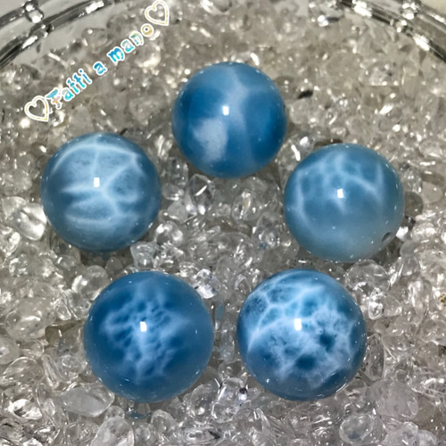 Sold 感謝セール 限定5粒 BIG22mm ハイクオリティ ラリマー 丸玉