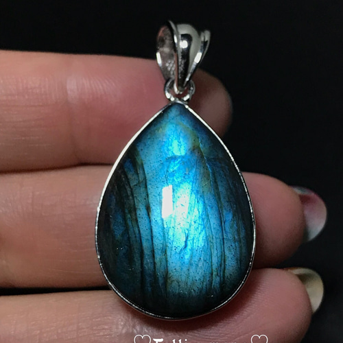 【通販激安】 新品 ハンドメイド 折り返す バングル ラブラドライト バングル アクセサリー