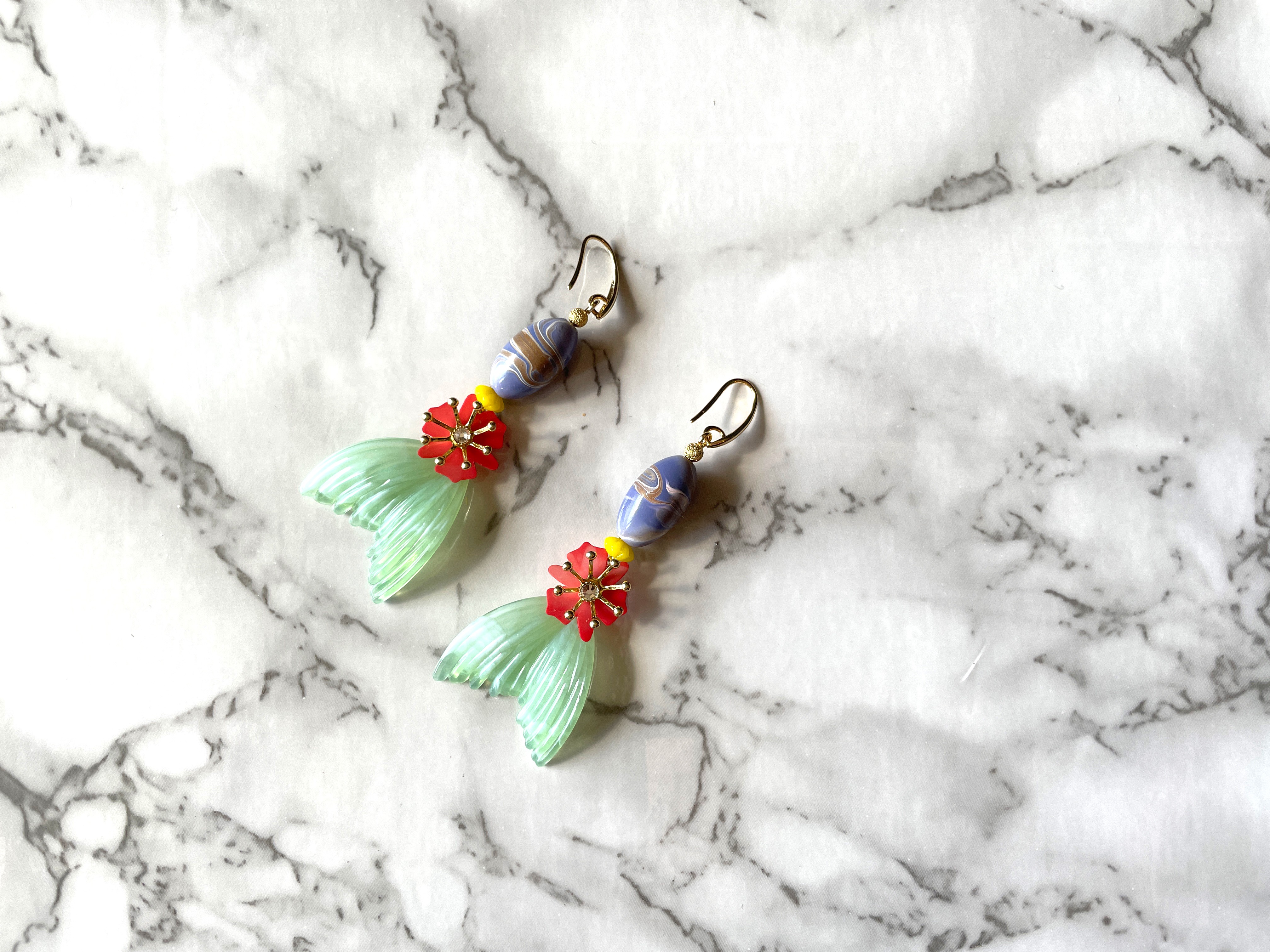 OSAKANA ライラック×グリーン