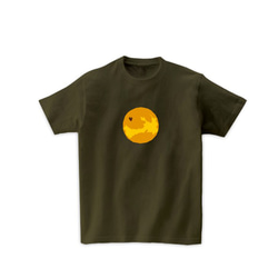 宇宙Tシャツ-金星（オリーブ） 1枚目の画像