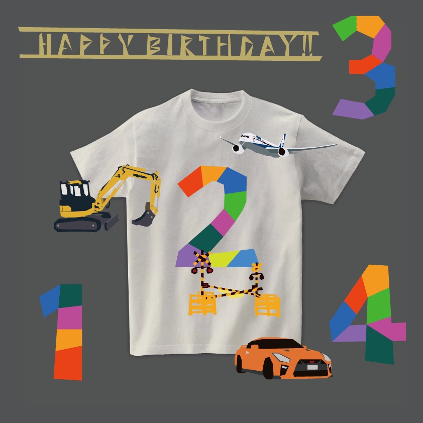 オリジナルオーダーTシャツ-お好きなモチーフでオリジナルTシャツ作れます