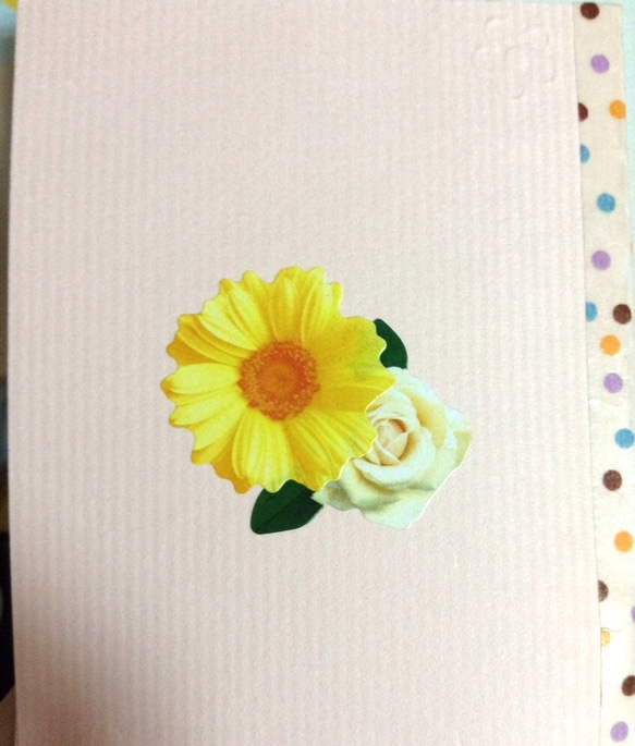 グリーティングカード（バースデー）ポップアップ/花束 4枚目の画像
