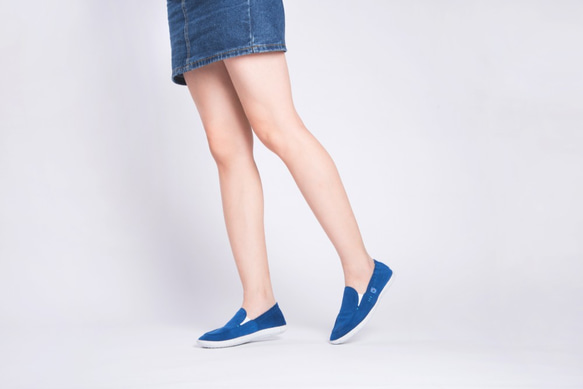 【出清特價】FYE樂福懶人鞋   寶藍色  女生款 第1張的照片
