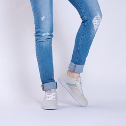 寶特瓶製休閒鞋   LA LOIRE全超纖系列   微風粉/淺藍   女生款 第1張的照片