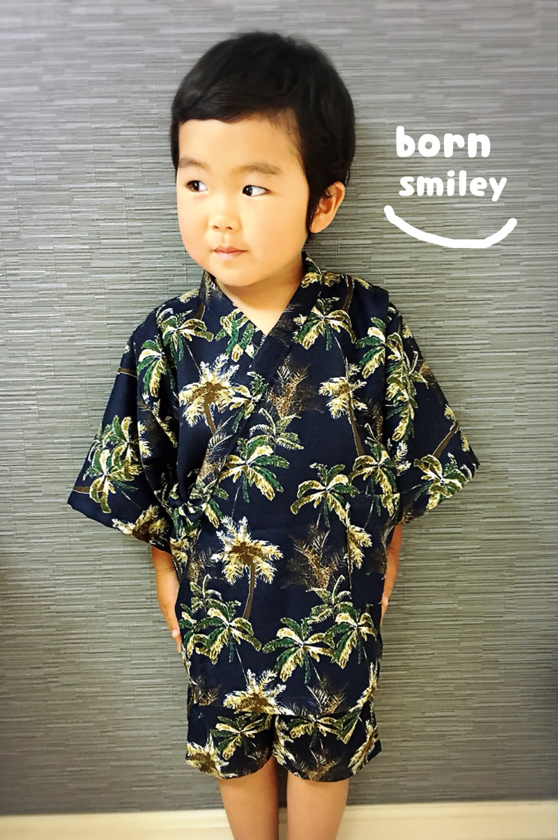 愛さん専用☆ヤシの木甚平 子供服 Born Smiley 通販｜Creema(クリーマ  