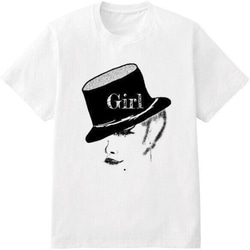 再再販売！オリジナルTシャツ GIRLカラー、モノクロ  「受注生産」 3枚目の画像