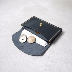 HANDIIN製[アイテム]前二重層手作りの革の質感ストレージカード/財布 5枚目の画像