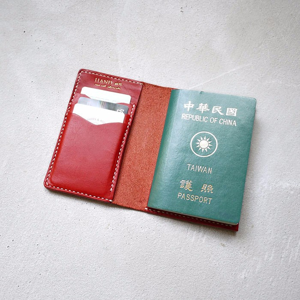【預購商品】小旅行 經典手縫多層卡片夾/護照夾 Made by HANDIIN 第4張的照片