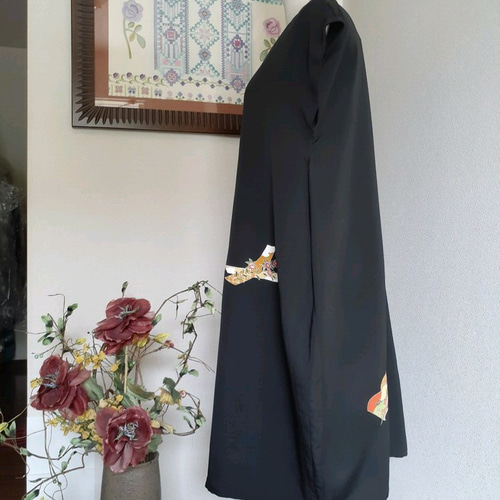 着物リメイクノースリーブワンピース＆羽織 着物リメイクノースリーブワンピース＆羽織