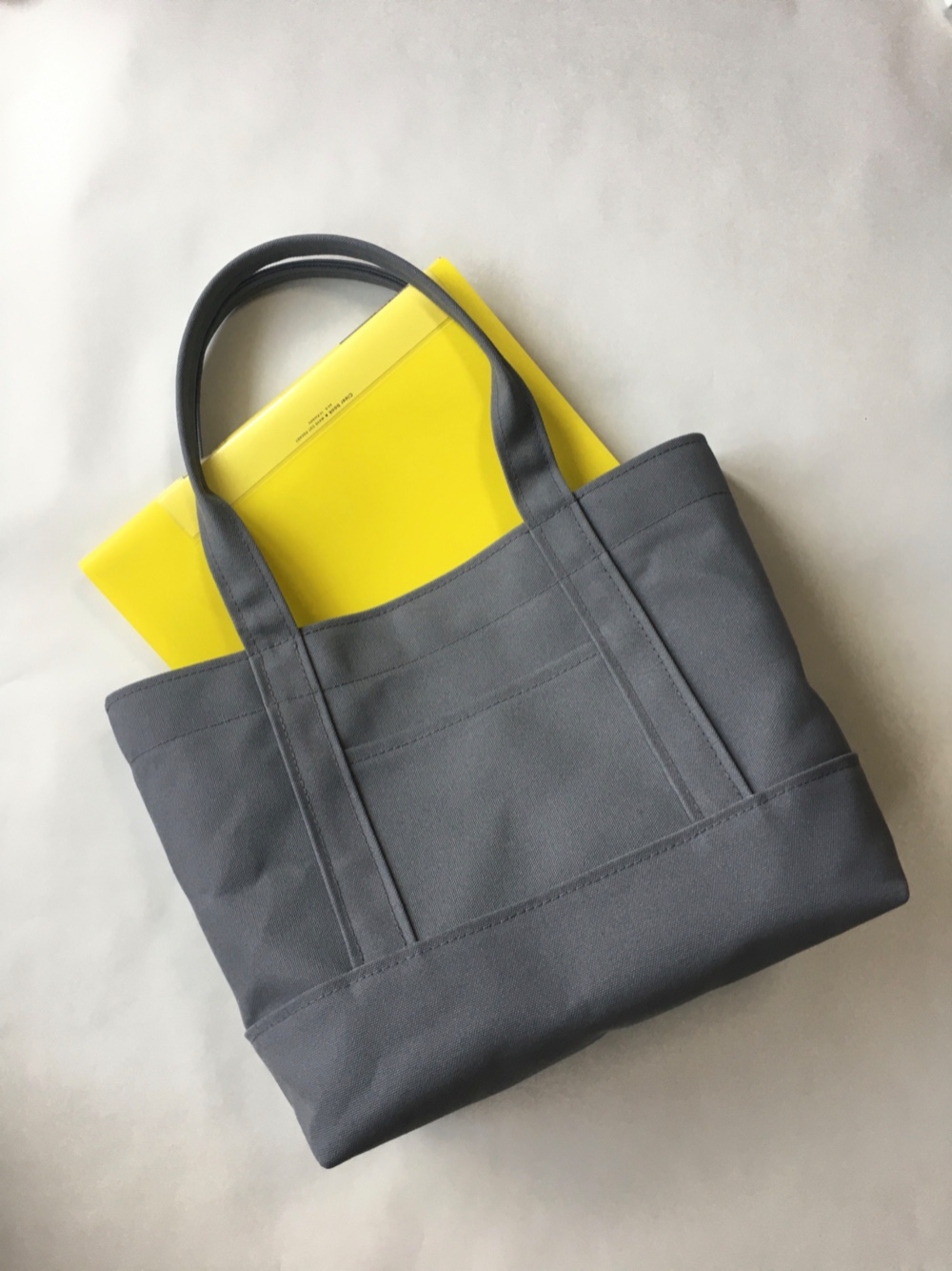 (L)肩がけできるかるいトートバッグ 「 ALL 」（ グレー）