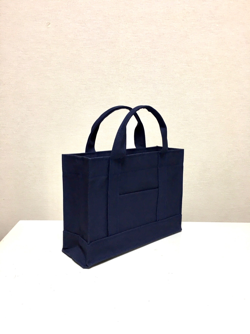 かるい通勤通学トートバッグ「oblong」ネイビー