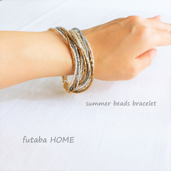 【送料無料】summer beads bracelet 3枚目の画像