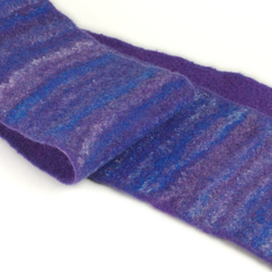 水平條紋毛氈消聲器[紫色] 第1張的照片