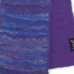 水平條紋毛氈消聲器[紫色] 第3張的照片