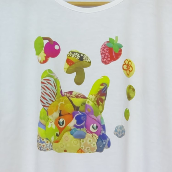 フレンチブルドック　Ｔシャツ　フレブル 3枚目の画像