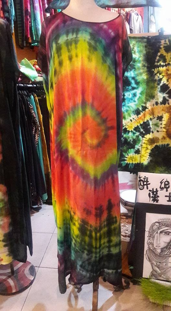 綁染嬉皮罩衫  tie dye overall 第5張的照片