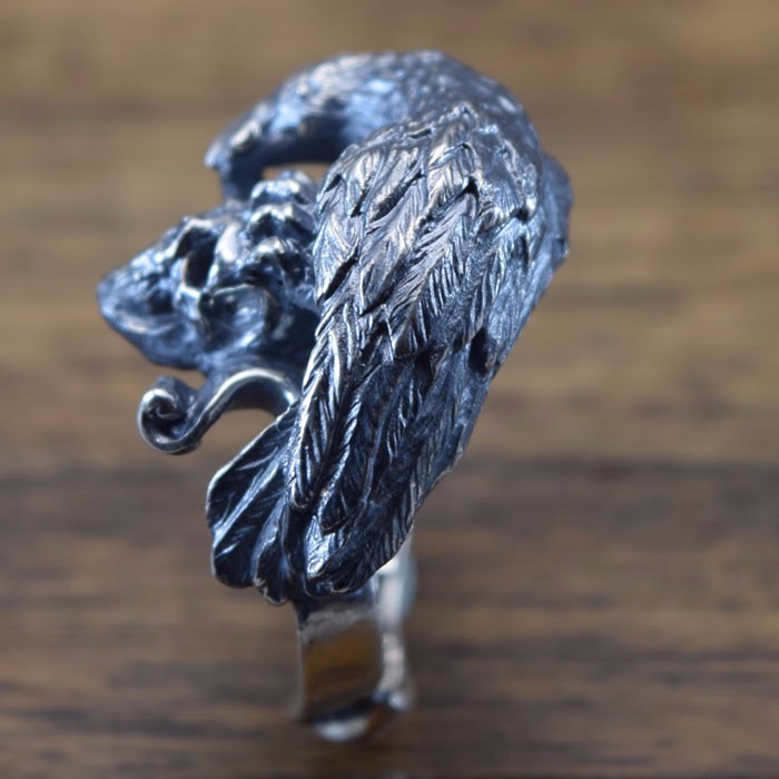 骸骨と鴉【リング】Nevermore：R64：Size15～25