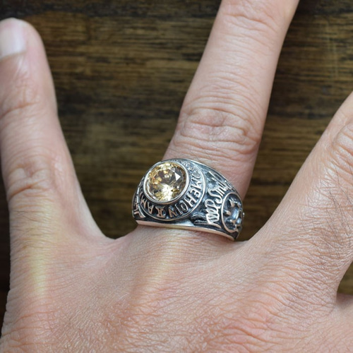 カレッジリングSmile!! 【リング】Smile：R-04 ：Size13～21 指輪