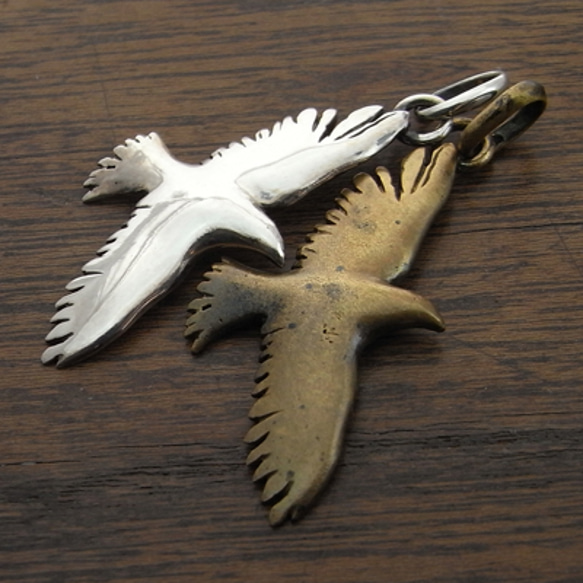真鍮の鳥『ペンダント』Free：PH-45：BR 4枚目の画像