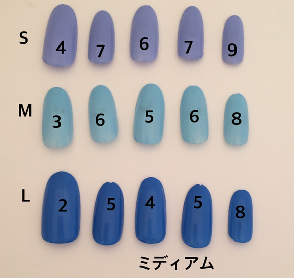 天然石みたいなネイルチップ 3枚目の画像