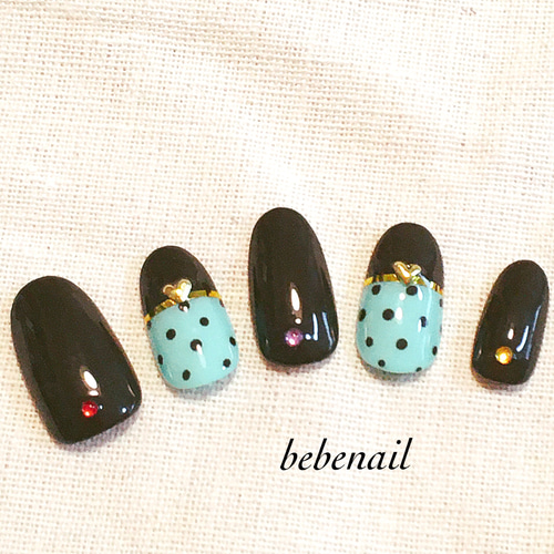 チョコミントネイルチップ ネイルチップ（つけ爪） bebenail