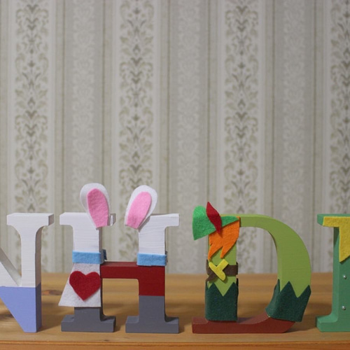 ウェルカムスペースセット♡イニシャルオブジェとお名前ポエム