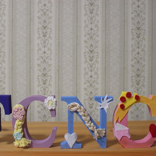 ウェルカムスペースセット♡イニシャルオブジェとお名前ポエム