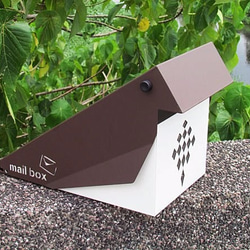 デザインステンレス製の鳥の郵便箱、絶妙な、寛大な、実生活的なゆっくりとしたイメージ 1枚目の画像